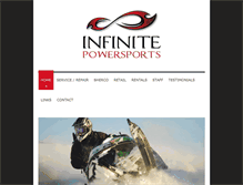 Tablet Screenshot of infinitepowersports.com